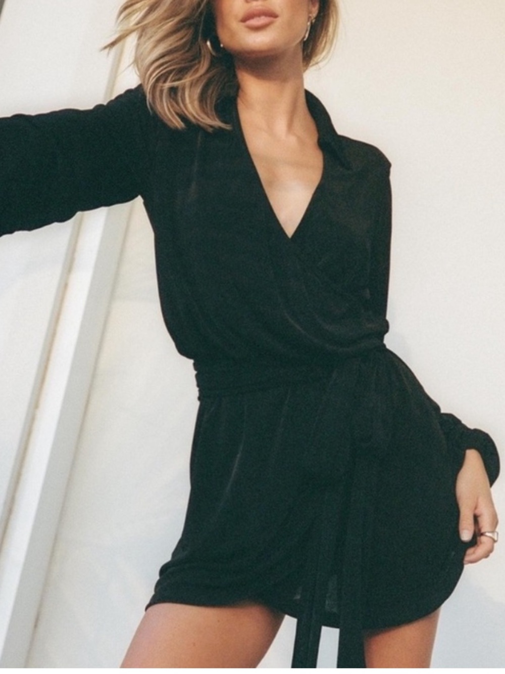 Princess Polly Black Party Time Mini Dress